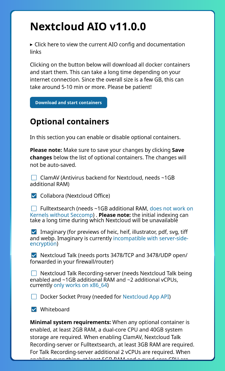 optional-containers