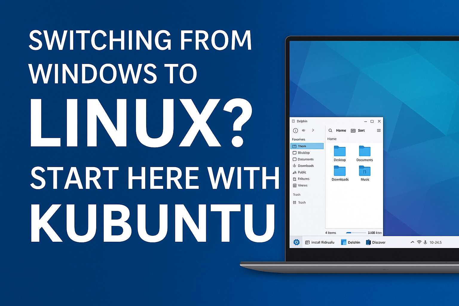 Switching from Windows to Linux? Why Kubuntu is the perfect starting point