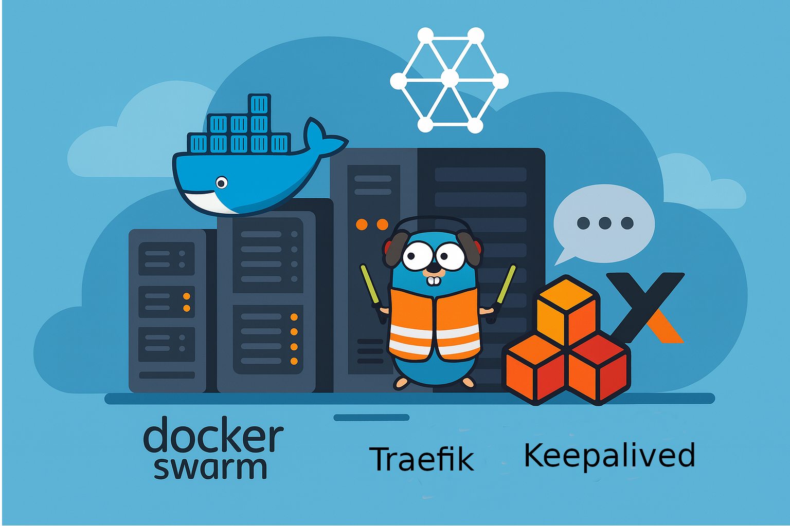 Step-by-Step: High Availability Docker Swarm with Traefik and Keepalived VIP