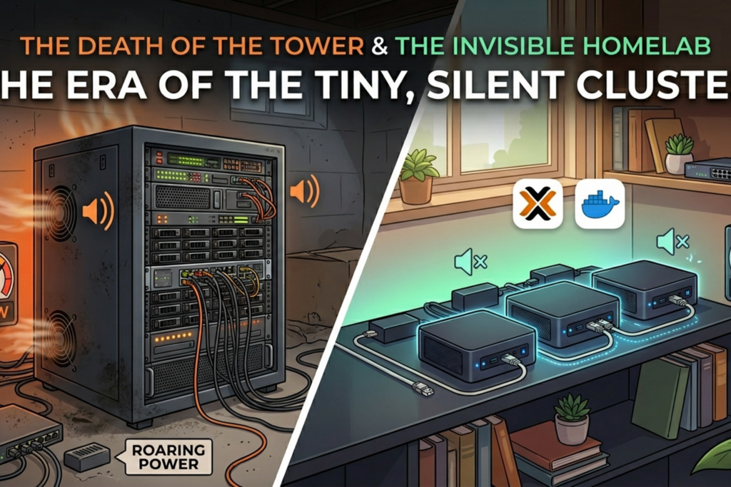The Death of the Tower: Why the Next Era of Self-Hosting is Tiny, Silent, and Invisible